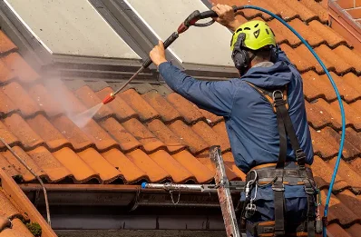 Démoussage et hydrofuge de toiture à Messein